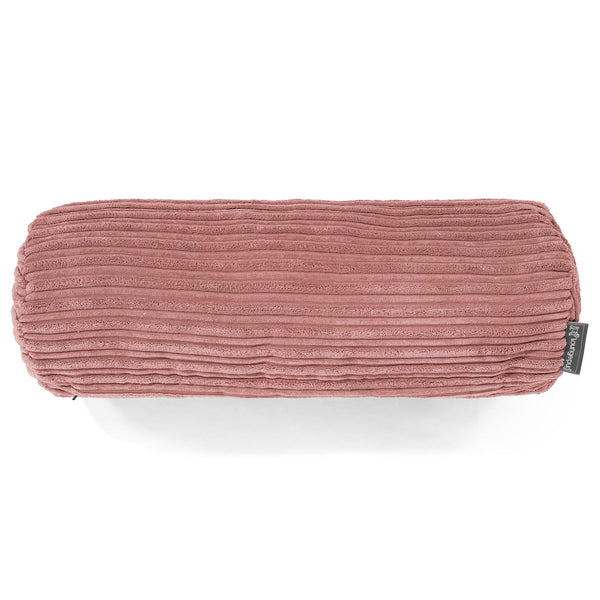 Fundas de Cojín Cilíndrico 20 x 55cm - Pana Clásica Durazno 01