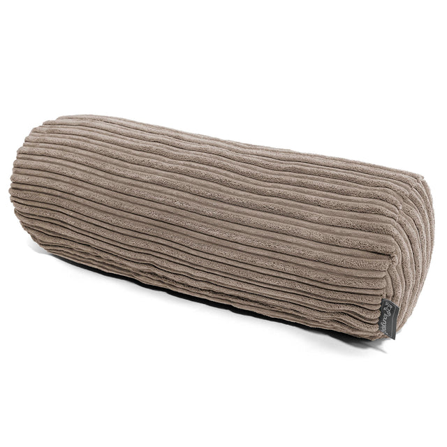 Fundas de Cojín Cilíndrico 20 x 55cm - Pana Clásica Marrón empolvado 01