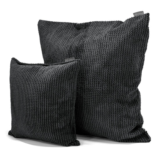 Fundas de Cojín Extra Grande 70 x 70cm - Pompón Negro 02