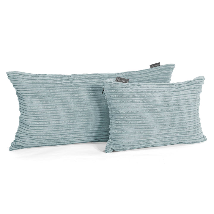 Fundas de Cojín Rectangular 35 x 50cm - Pana Clásica Menta 03