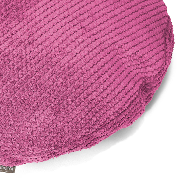 Fundas de Cojín Redondo 50cm - Pompón Rosa 02
