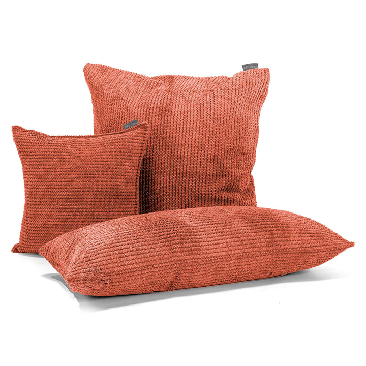 Fundas de Cojín 47 x 47cm - Pompón Naranja Calabaza 04