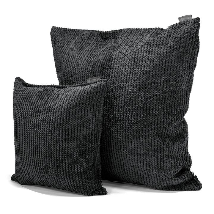 Fundas de Cojín 47 x 47cm - Pompón Negro 02