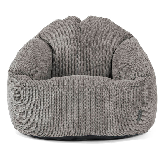 Puf Bubble - Pompón Carbón Gris 01
