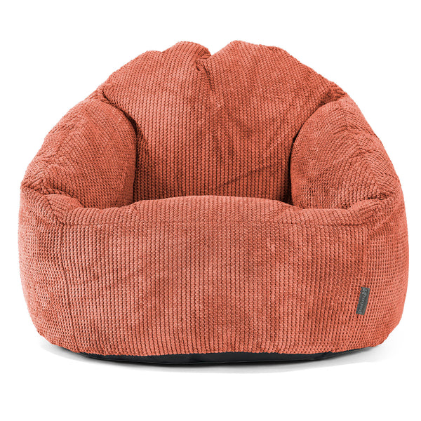 Puf Bubble - Pompón Naranja Calabaza 01