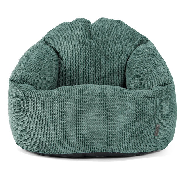 Puf Bubble - Pompón Verde Musgo 01