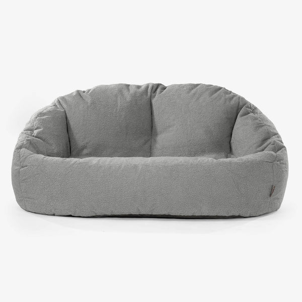 Puf Grande Bubble - Boucle Gris 01