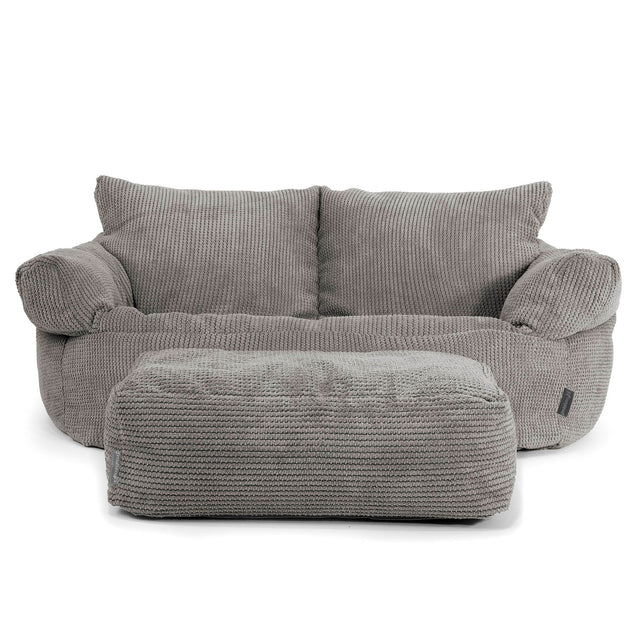 Puf Sofá Josephine - Pompón Carbón Gris 02