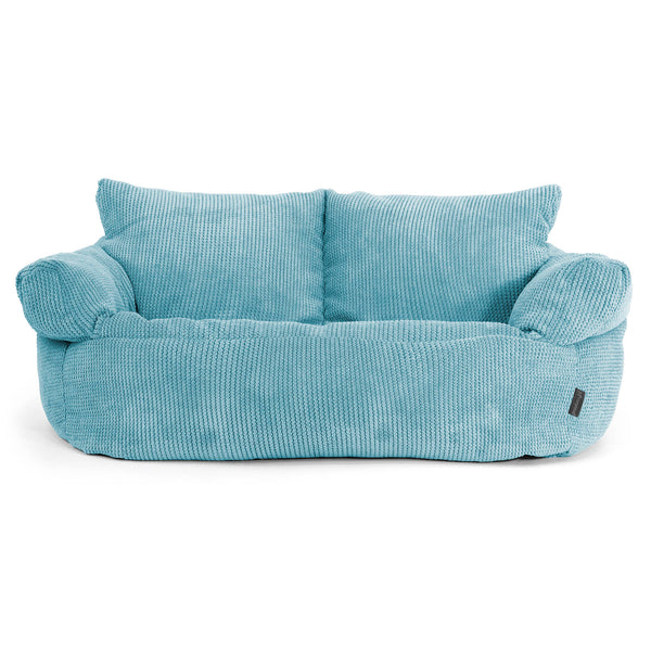 Puf Sofá Josephine - Pompón Egeo Azul 01