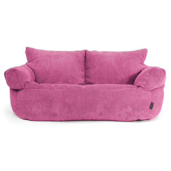 Puf Sofá Josephine - Pompón Rosa 01