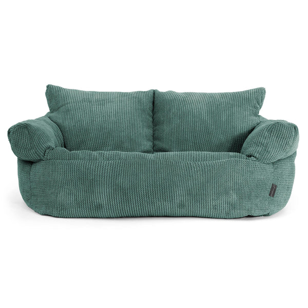 Puf Sofá Josephine - Pompón Verde Musgo 01