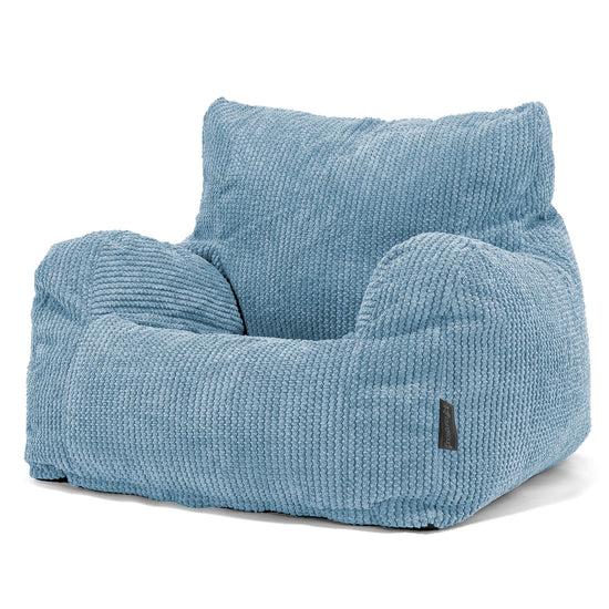 Puff Sillón Josephine - Pompón Cielo 01