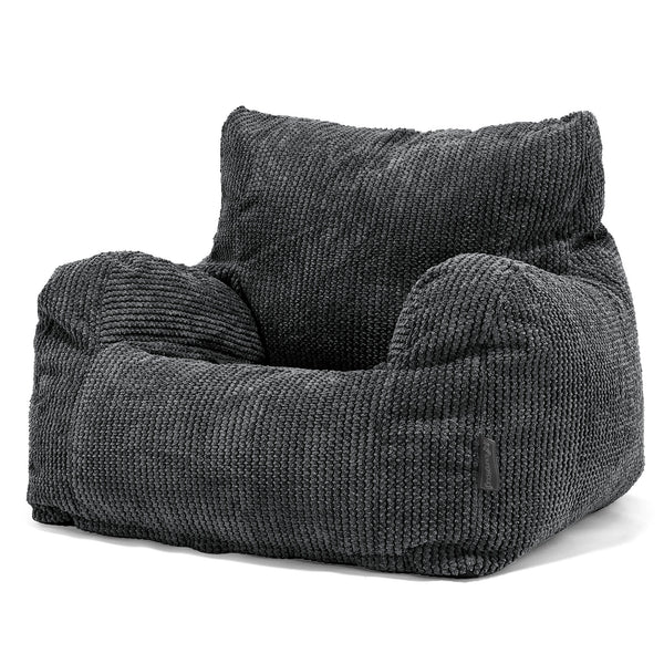 Puff Sillón Josephine - Pompón Negro 01