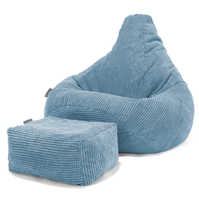 Silla De Juego Puf - Pompón Cielo 01