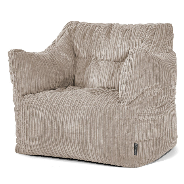 Sillón Puff Victor - Pana Clásica Visón 01