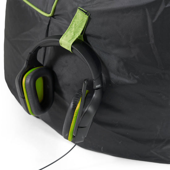 Puff Gaming Acolchado - Negro / Verde 04