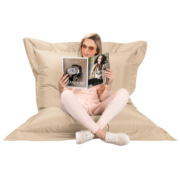 Puff Gigante Cama XXL - SmartCanvas™ Beige 02