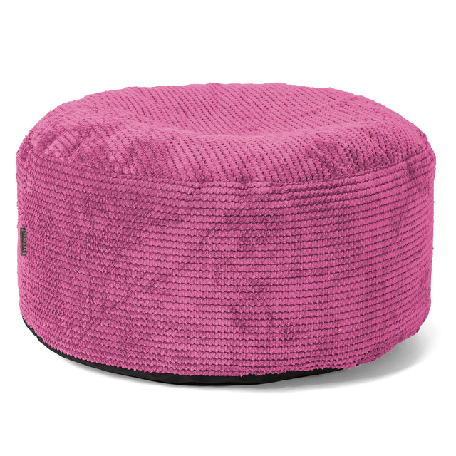 Reposapiés Gigante Redondo - Pompón  Rosa 01