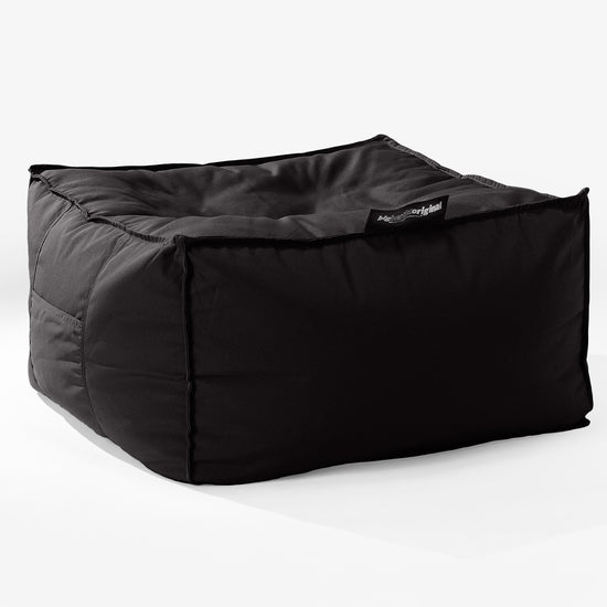 Big Bertha Original, SoleiStorm™ Ultra 2000 h+ Puf Cuadrado Grande, Olefin Negro