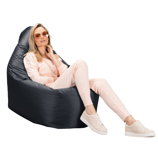 Puff Gigante Cama XXL - SmartCanvas™ Gris Platino 05