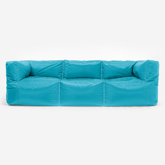 SmartCanvas™ Puf Sofá Modular 3 piezas - Agua 01
