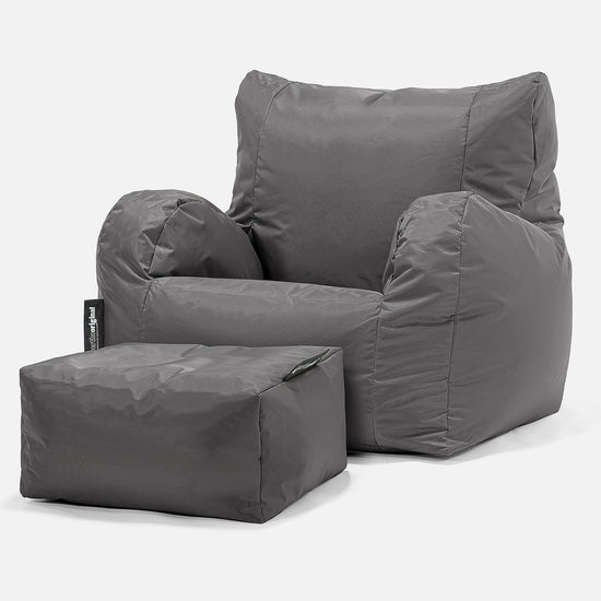 Puff Sillón, Puf - SmartCanvas™ Grafito 02