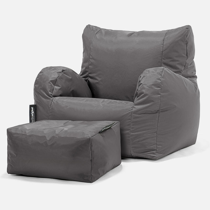 Puff Sillón, Puf - SmartCanvas™ Grafito 02