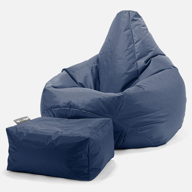 Puff Pera - SmartCanvas™ Azul Marino 01