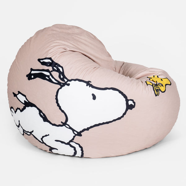 Charlie Brown y Snoopy Puf Flexiforma para Adulto - Corriendo 01