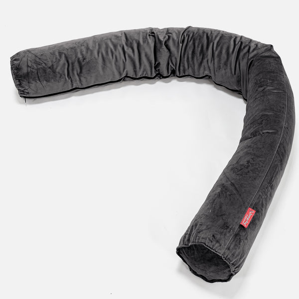 Almohada Gigante para Sofás XL - Terciopelo Grafito 01