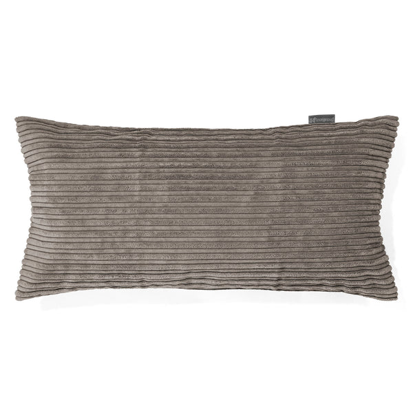CloudSac 50 Almohada Gigante Viscoelástica 40 x 80cm - Pana Clásica Grafito 