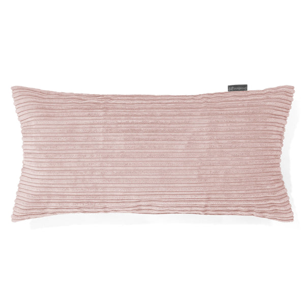 CloudSac 50 Almohada Gigante Viscoelástica 40 x 80cm - Pana Clásica Rosa Claro 