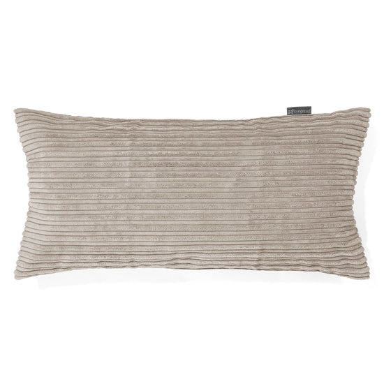 CloudSac 50 Almohada Gigante Viscoelástica 40 x 80cm - Pana Clásica Visón