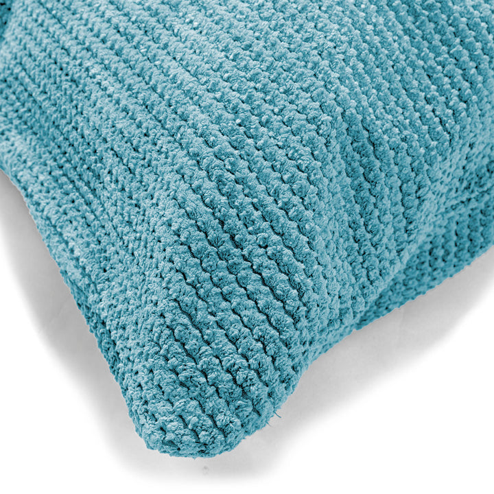 CloudSac 50 Almohada Gigante Viscoelástica 40 x 80cm - Pompón Egeo Azul 