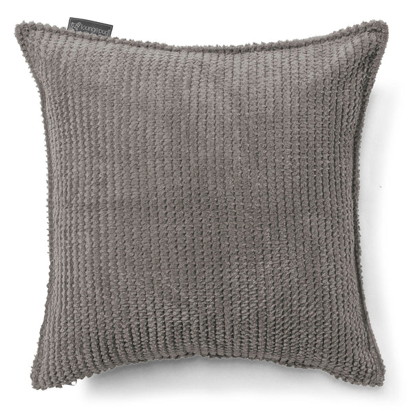 Cojín 47 x 47cm - Pompón Carbón Gris 01