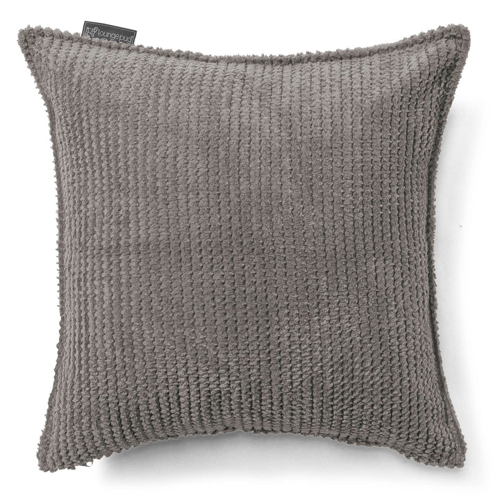 Cojín 47 x 47cm - Pompón Carbón Gris 01