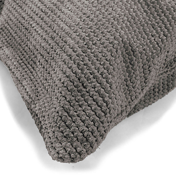 Cojín 47 x 47cm - Pompón Carbón Gris 03