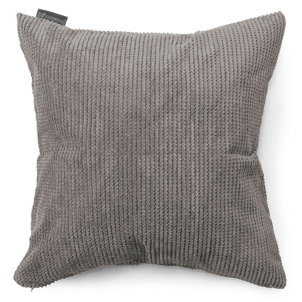 Cojín Gigante 70 x 70cm - Pompón Carbón Gris 01