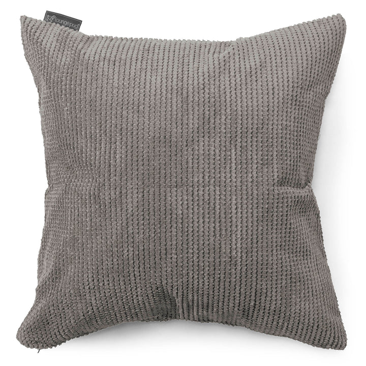 Cojín Gigante 70 x 70cm - Pompón Carbón Gris 01