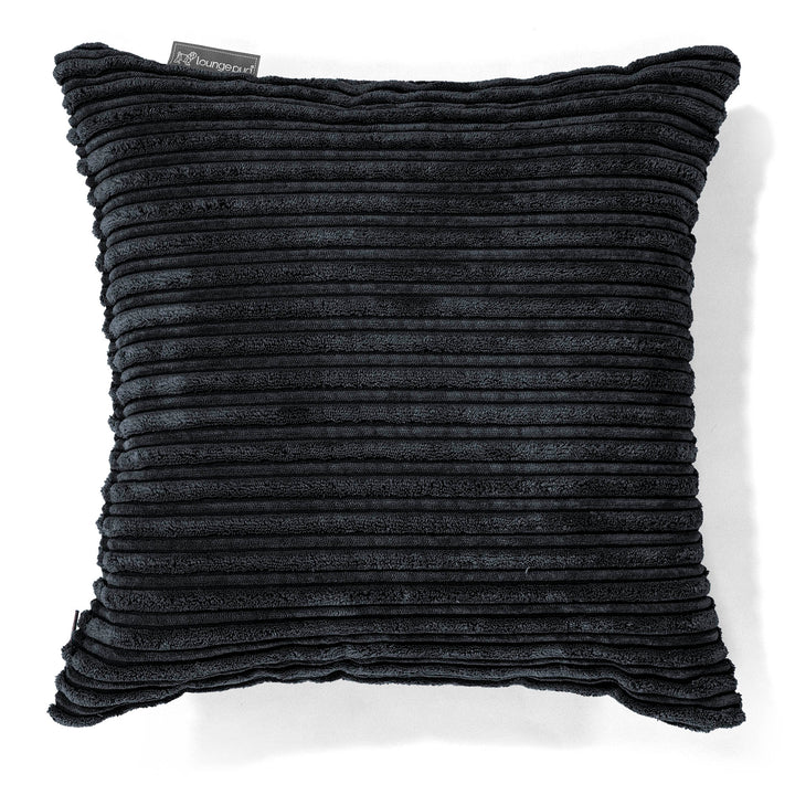Cojín 47 x 47cm - Pana Clásica Negro 01