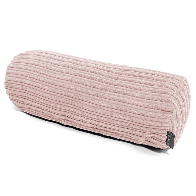 Cojín Cilíndrico 20 x 55cm - Pana Clásica Rosa Claro 01
