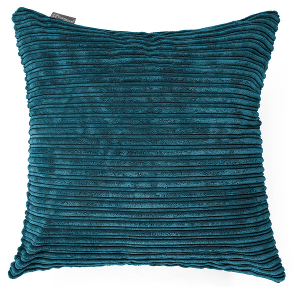 Cojín Extra Grande 70 x 70cm - Pana Clásica Turquesa 01