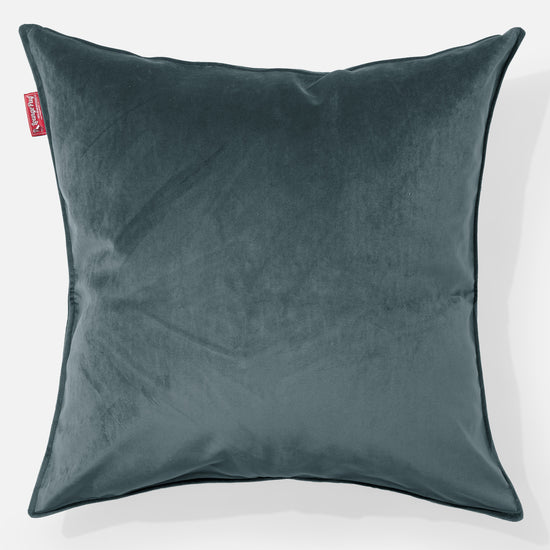 Cojín Gigante 70 x 70cm - Terciopelo Turquesa 01