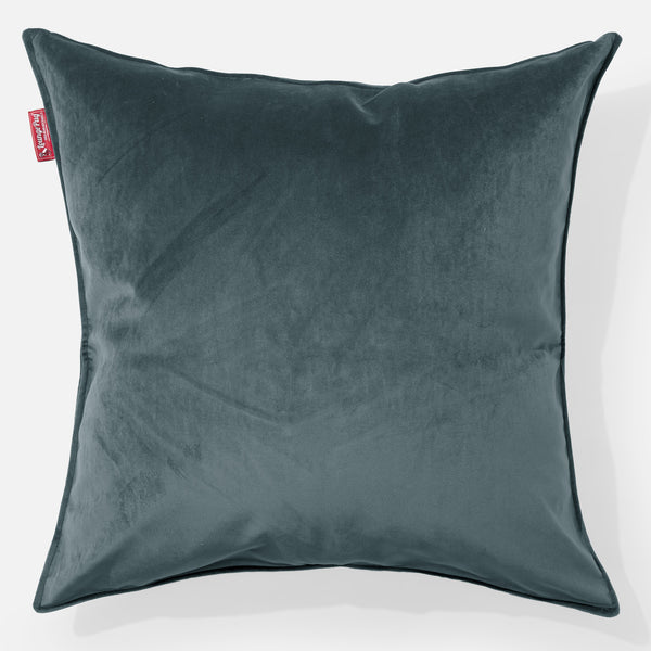 Cojín Gigante 70 x 70cm - Terciopelo Turquesa 01