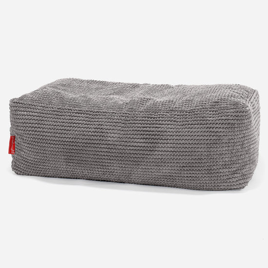CloudSac 100 Reposapiés Viscoelástico - Pompón Carbón Gris 01