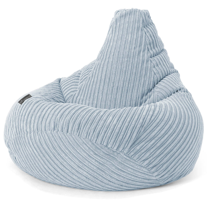 Puf Silla de Juego para Niños de 6 a 14 años - Pana Clásica Bebé Azul 03