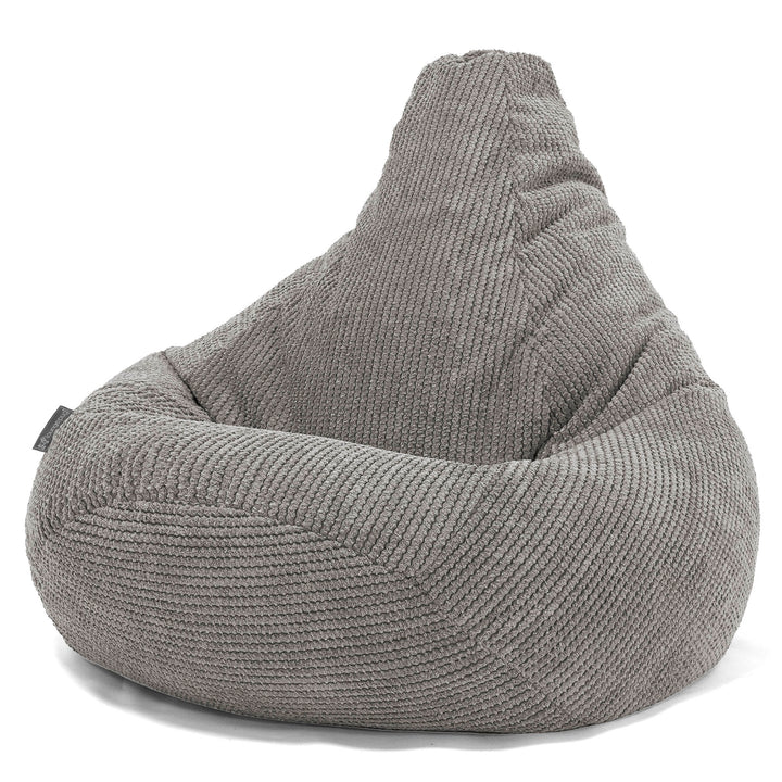 Puf Silla de Juego para Niños de 6 a 14 años - Pompón Carbón Gris 02