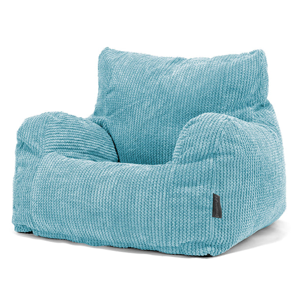 Sillón Puf Teens 6-14 años - Pompón Egeo Azul 01