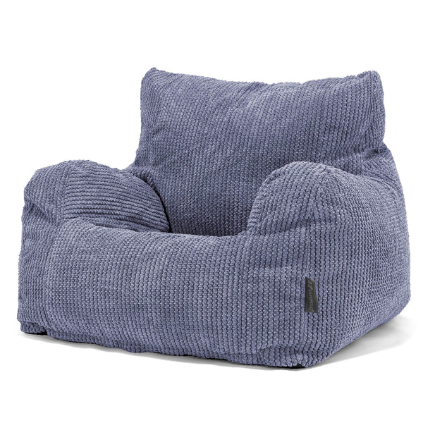 Sillón Puf Teens 6-14 años - Pompón Morado 01