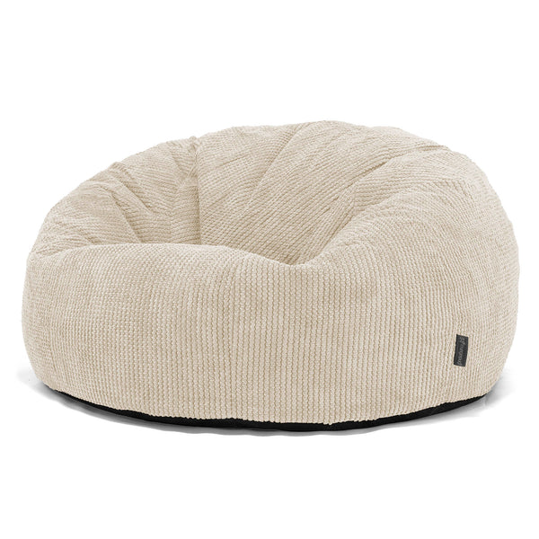 Puf Sofa para Niños de 6 a 14 años - Pompón Crema 01